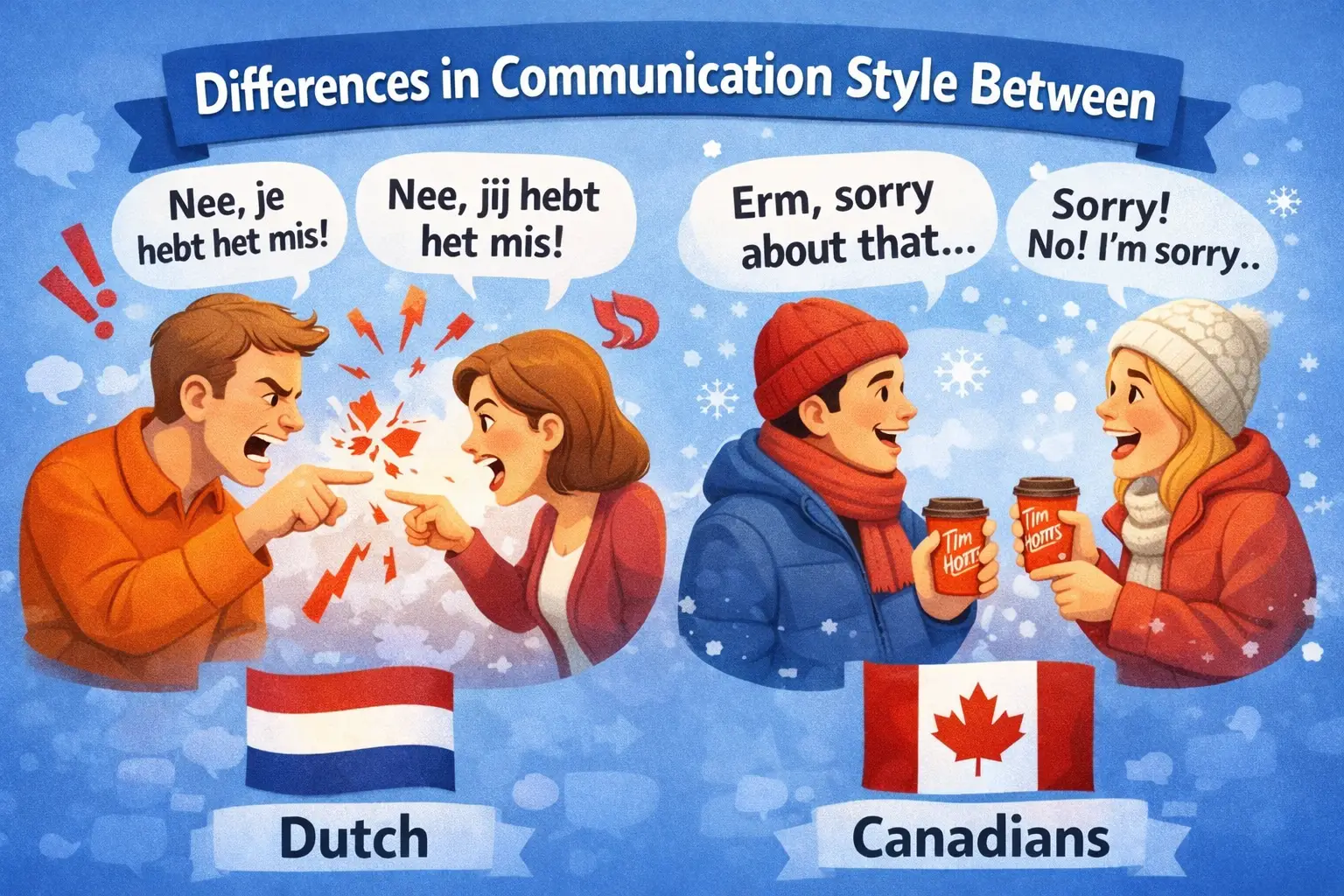 communicatieverschillen tussen nederland en canada