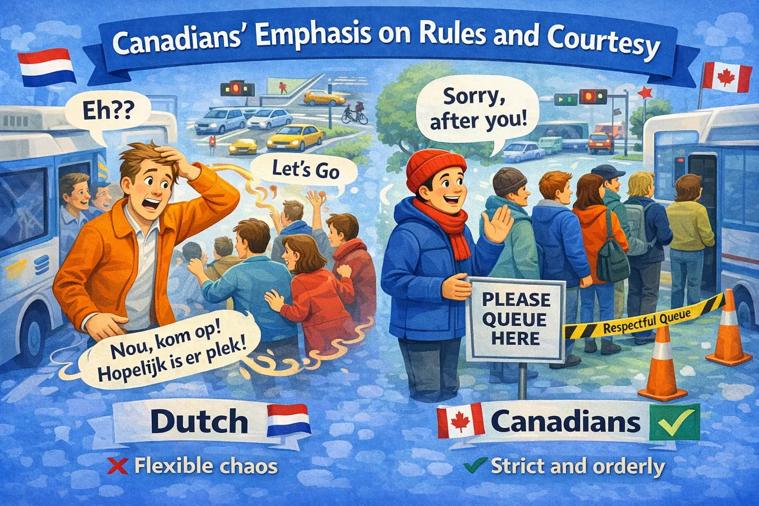 nederlanders versus canadezen chaos versus orde