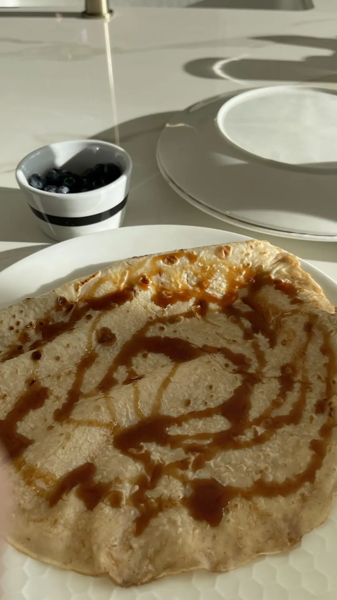 pannenkoek met stroop